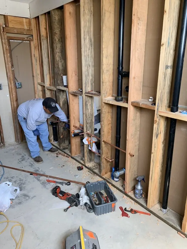 Commercial rough-in plumbing for Gas Line Repair in Casa Del Lago